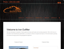 Tablet Screenshot of ironoutfitter.com